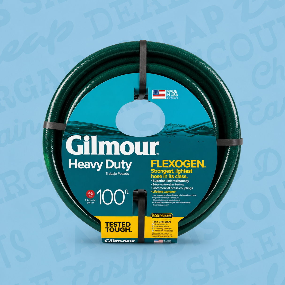 Gilmour Flexogen Garden Hose 3/4"x100'