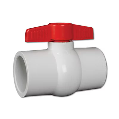 BOX 1" Threaded PVC Ball Valve (5/box)