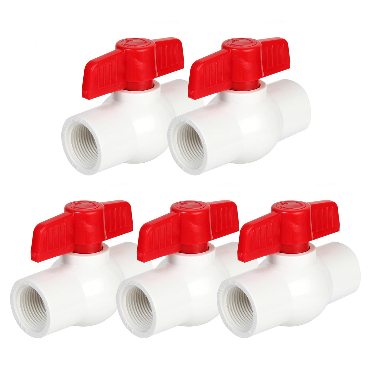 BOX 3/4" Threaded PVC Ball Valve (5/box)