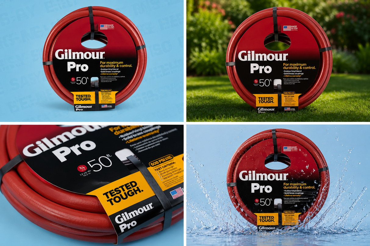 Gilmour Flexogen Commercial Hose 3/4" 50' feet (RED)