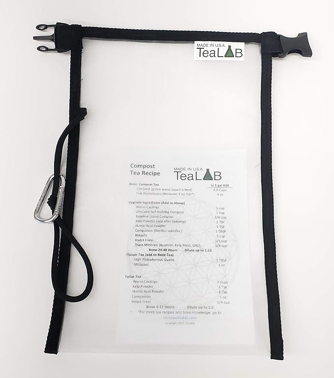 Tea Lab Small Brew Bag (9" x 14") With Carabiner