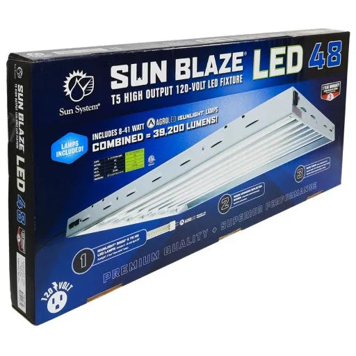 Sun Blaze 48 LED 4' ft. 8 Bulb Fixture 120v