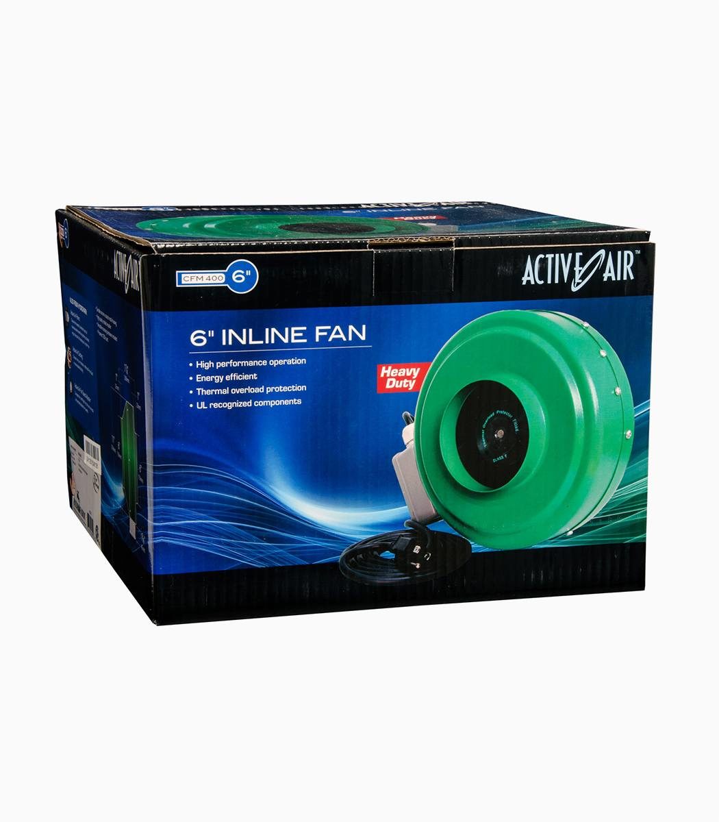 Active Air 6" (400 CFM) Inline Fan