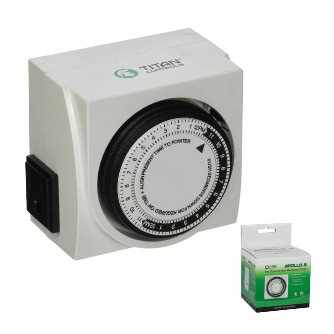 Apollo 8 Dual Mechanical 24hr Timer