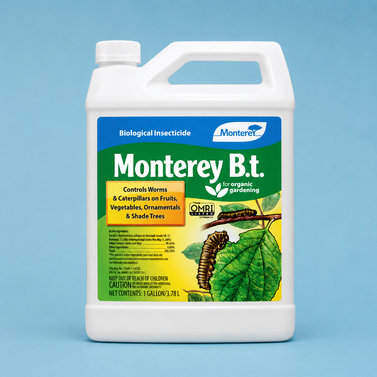 Monterey BT Worm & Caterpillar Killer Gallon (Omri Listed)