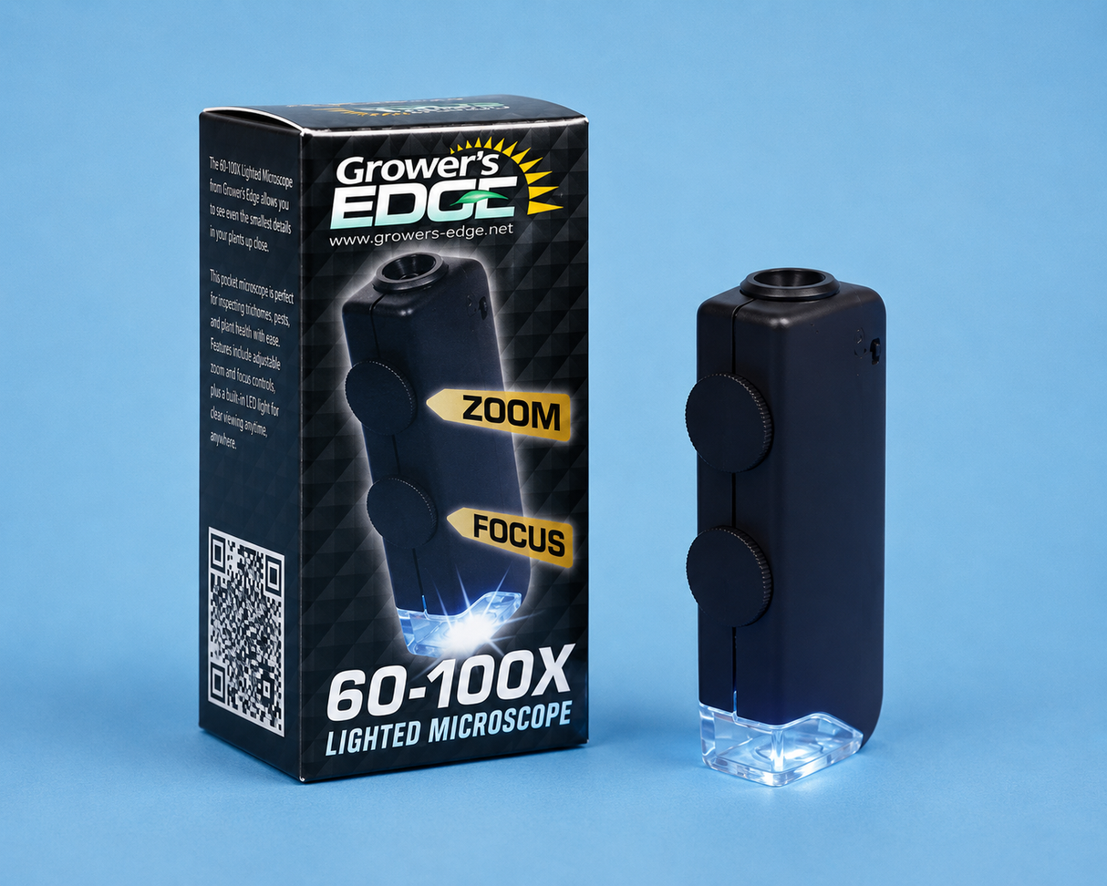 Grower's Edge Illuminated Microscope 60x-100x