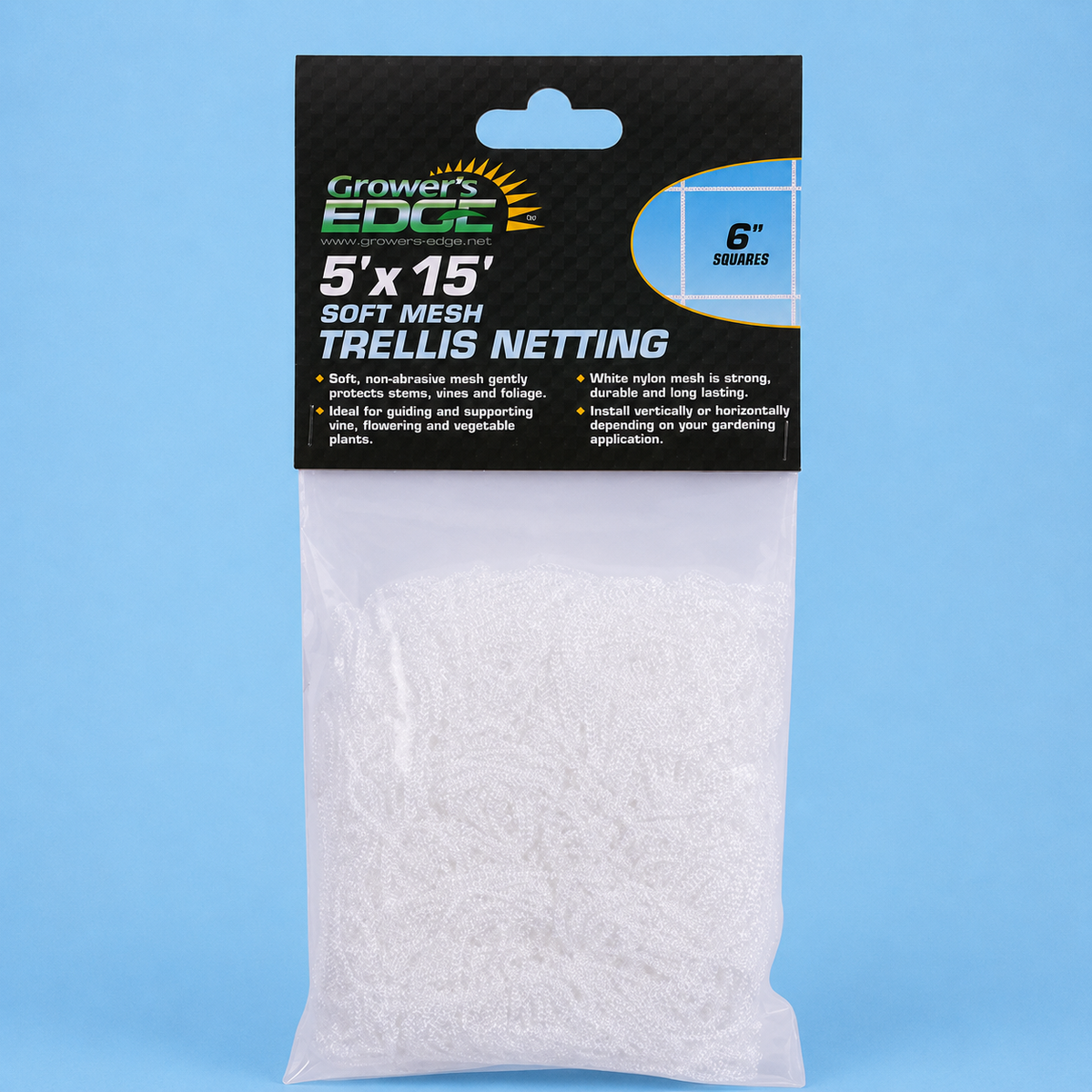 Grower's Edge Nylon Trellis Netting 5' x 15'