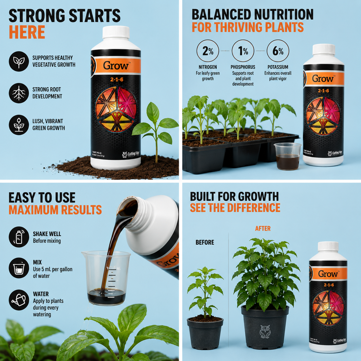 CES Grow Quart (2-1-6)