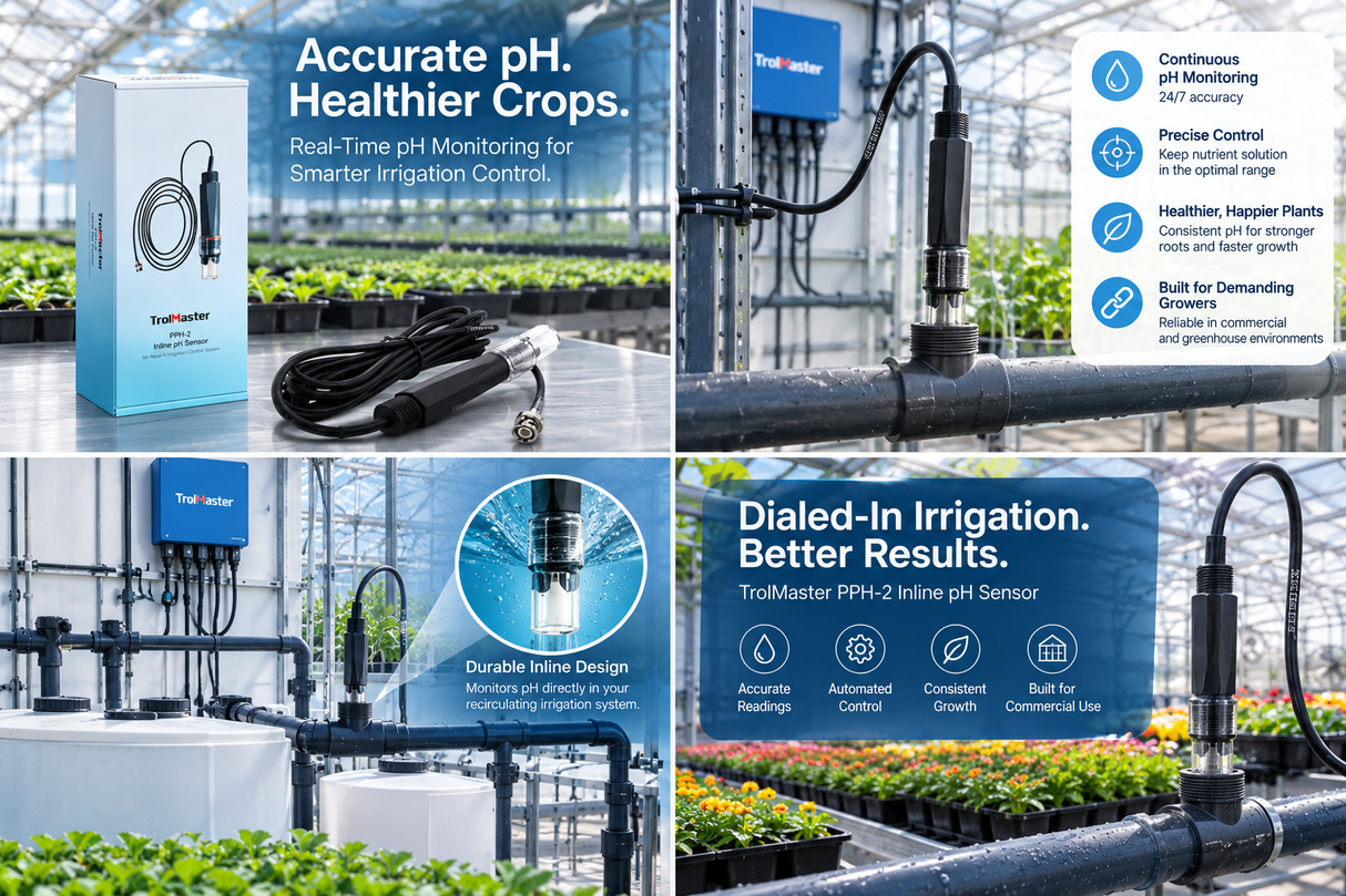 Trolmaster Heavy-Duty Intank pH Sensor for Aqua-X Control System (PPH-2)