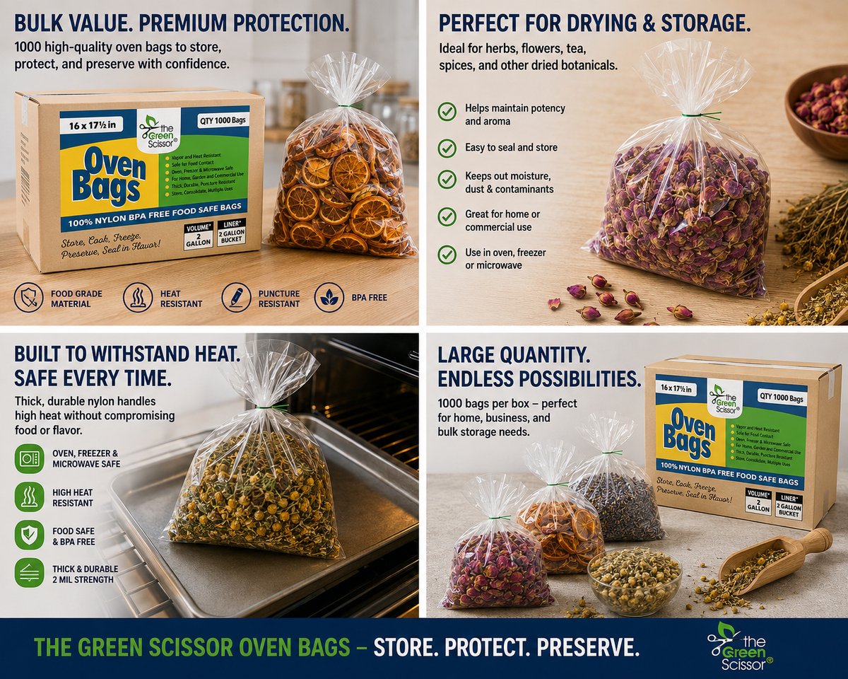 Green Scissor Brand Oven Bags 16" X 17.5" - 1000/ (BULK)