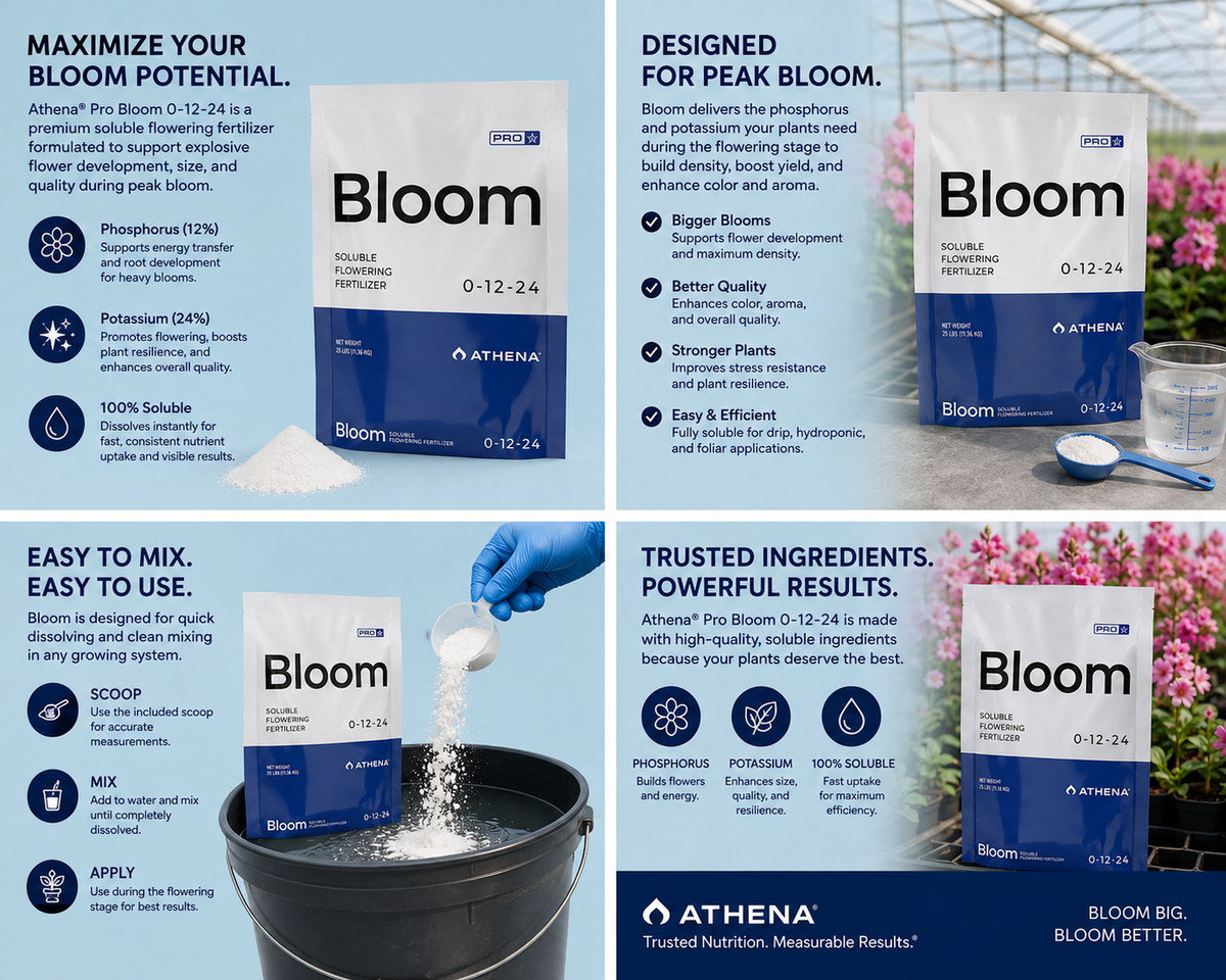 Athena Pro Bloom 25lb BOX (5-5lb bags)
