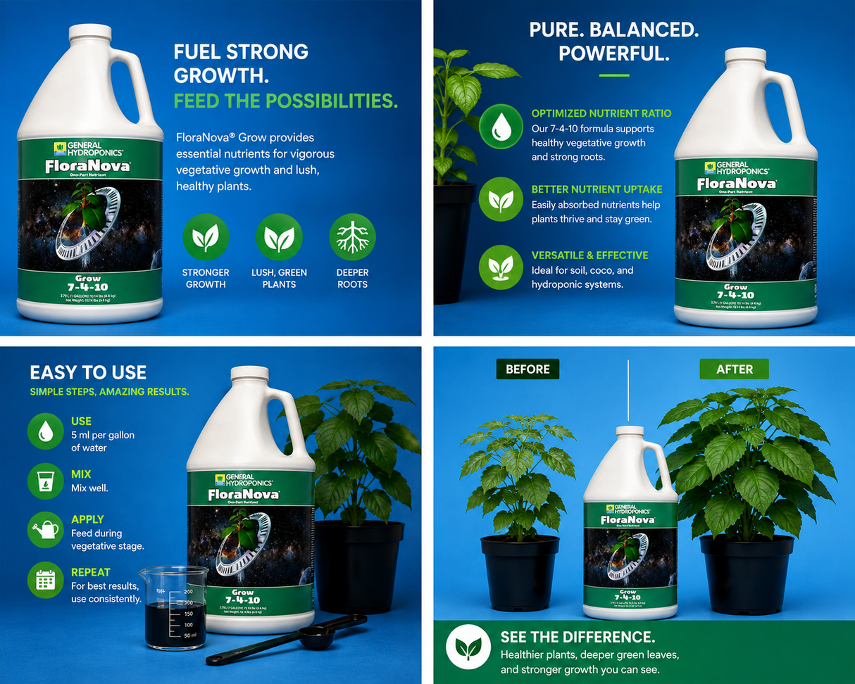 GH Floranova Grow Gallon (7-4-10)