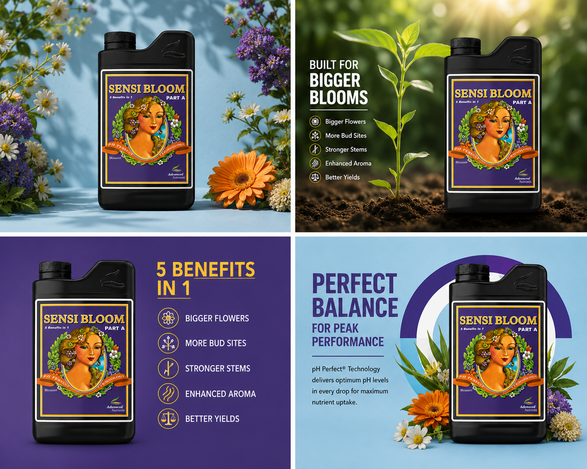 Advanced Nutrients Sensi Bloom Part A, 1L (QT)