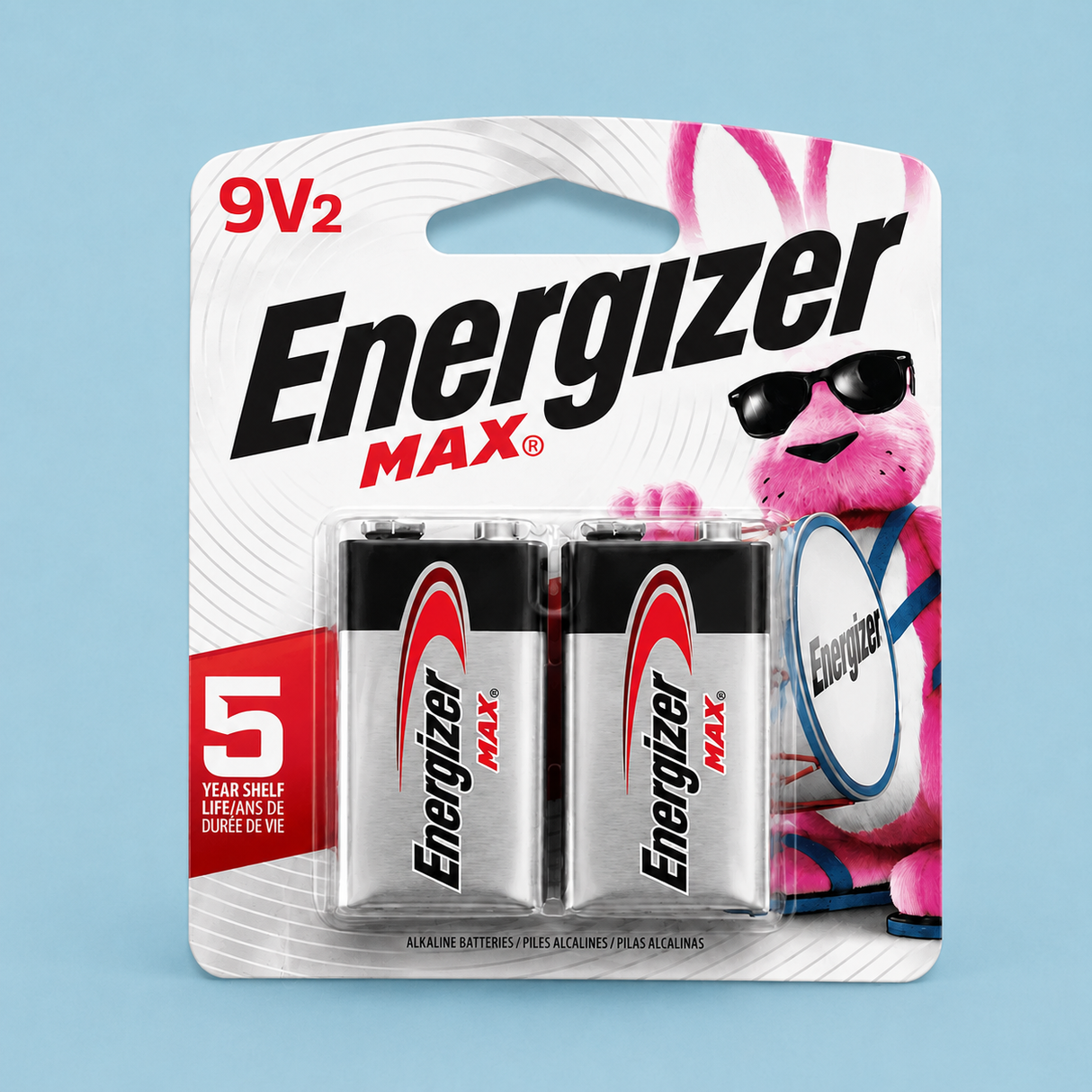 9V Energizer Battery (2 Pack)