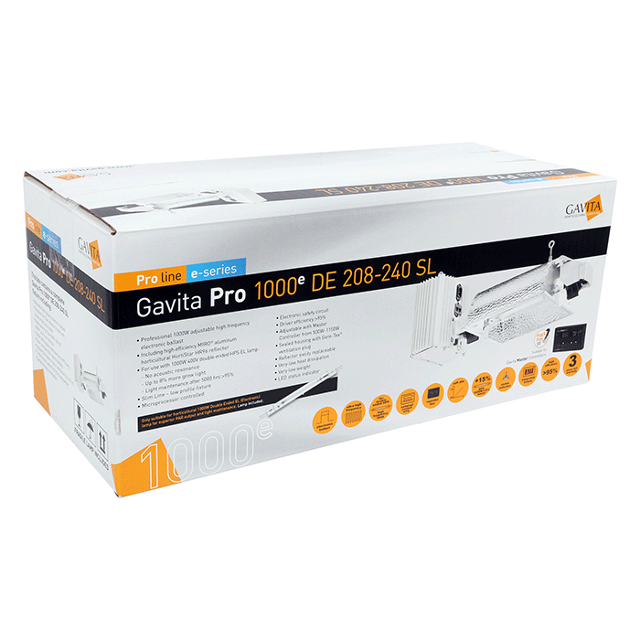 Gavita Slim Line 1000w HPS (208-240V)
