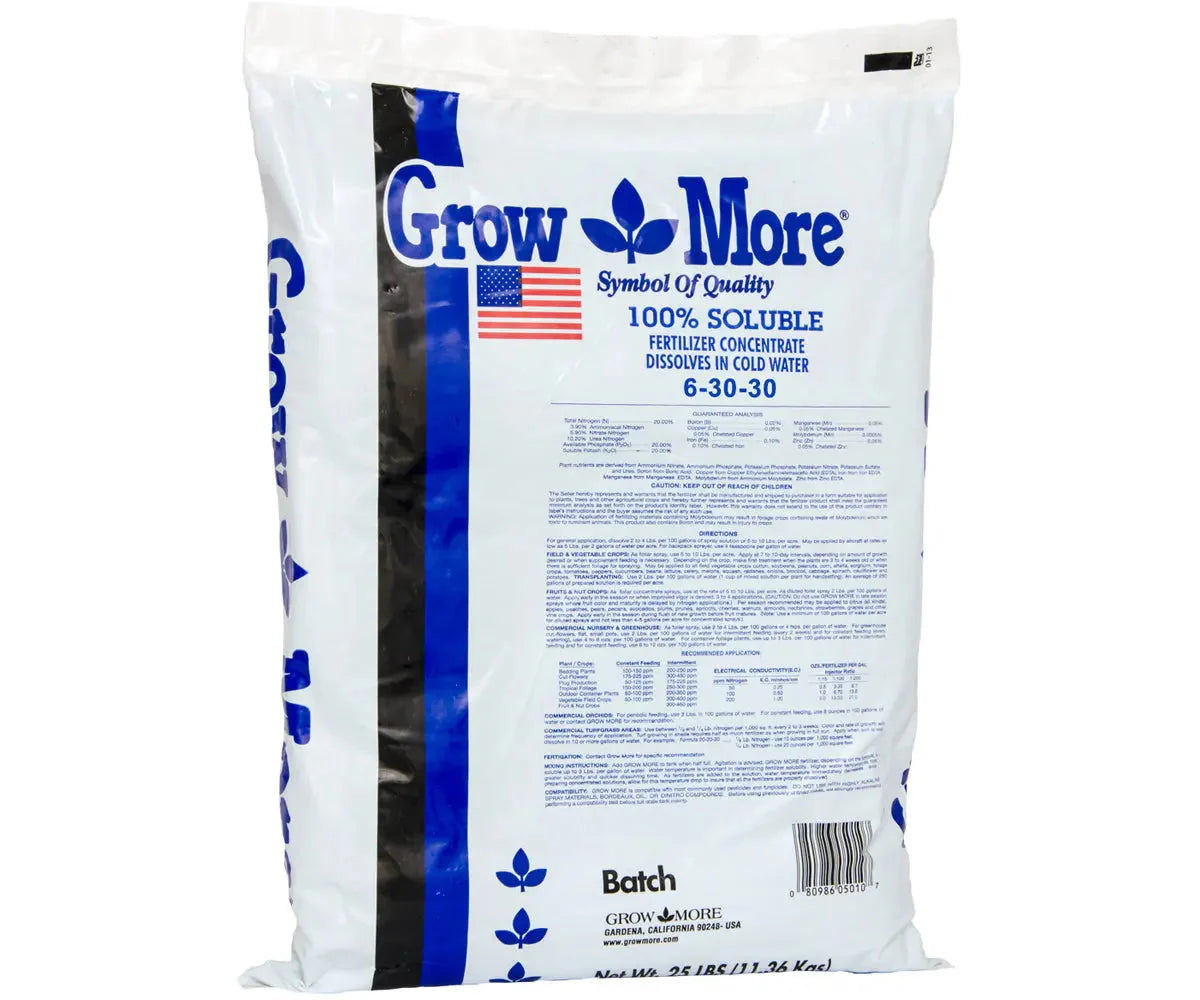 Grow More Flower & Bloom Standard (6-30-30) 25#