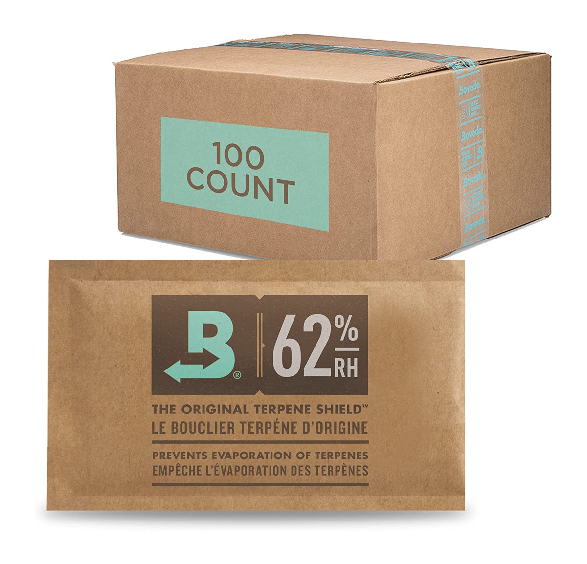 CASE Boveda 62% 67g Humidity Pack (100/case)