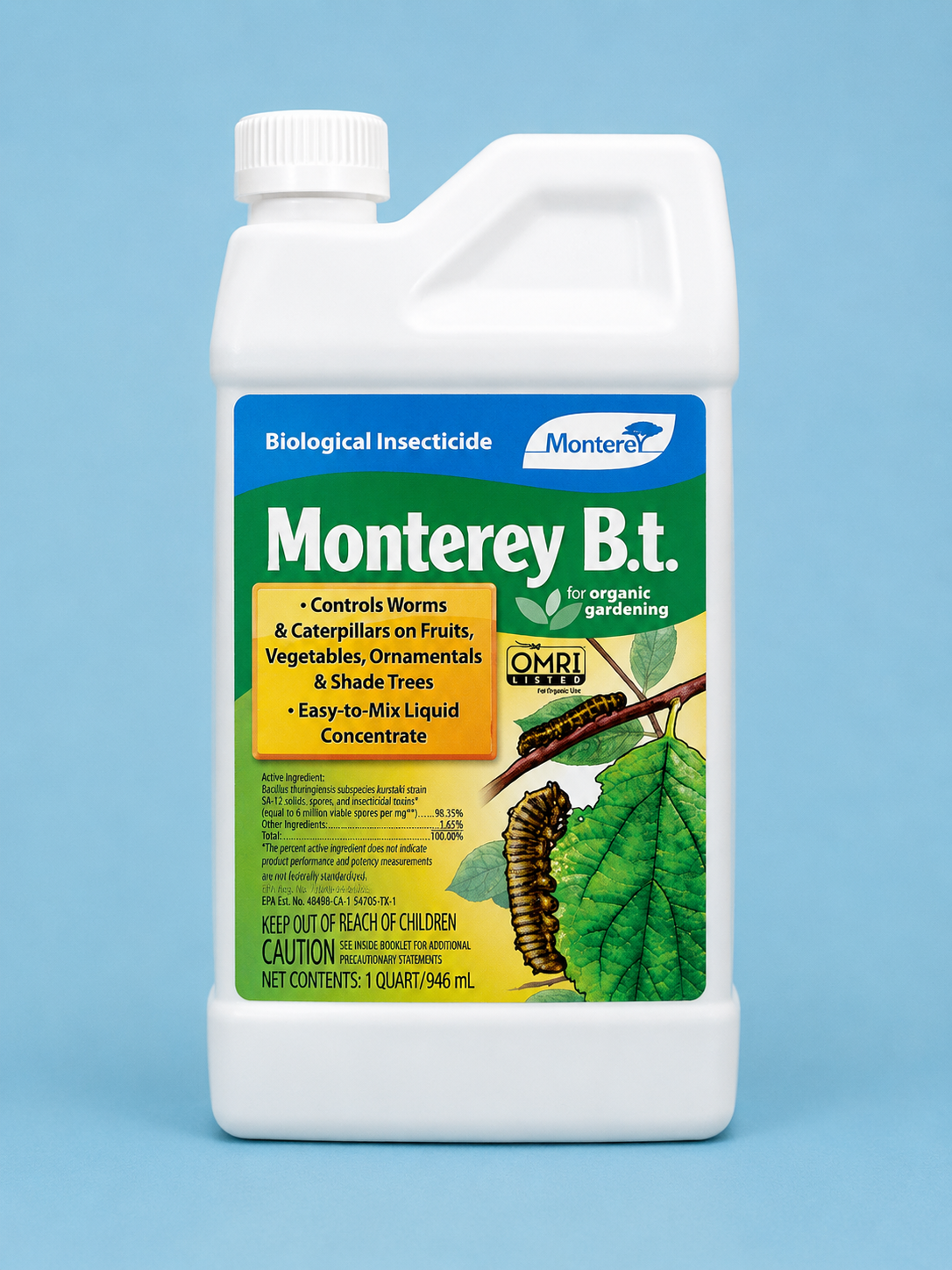 Monterey BT Worm & Caterpillar Killer Quart (32oz)