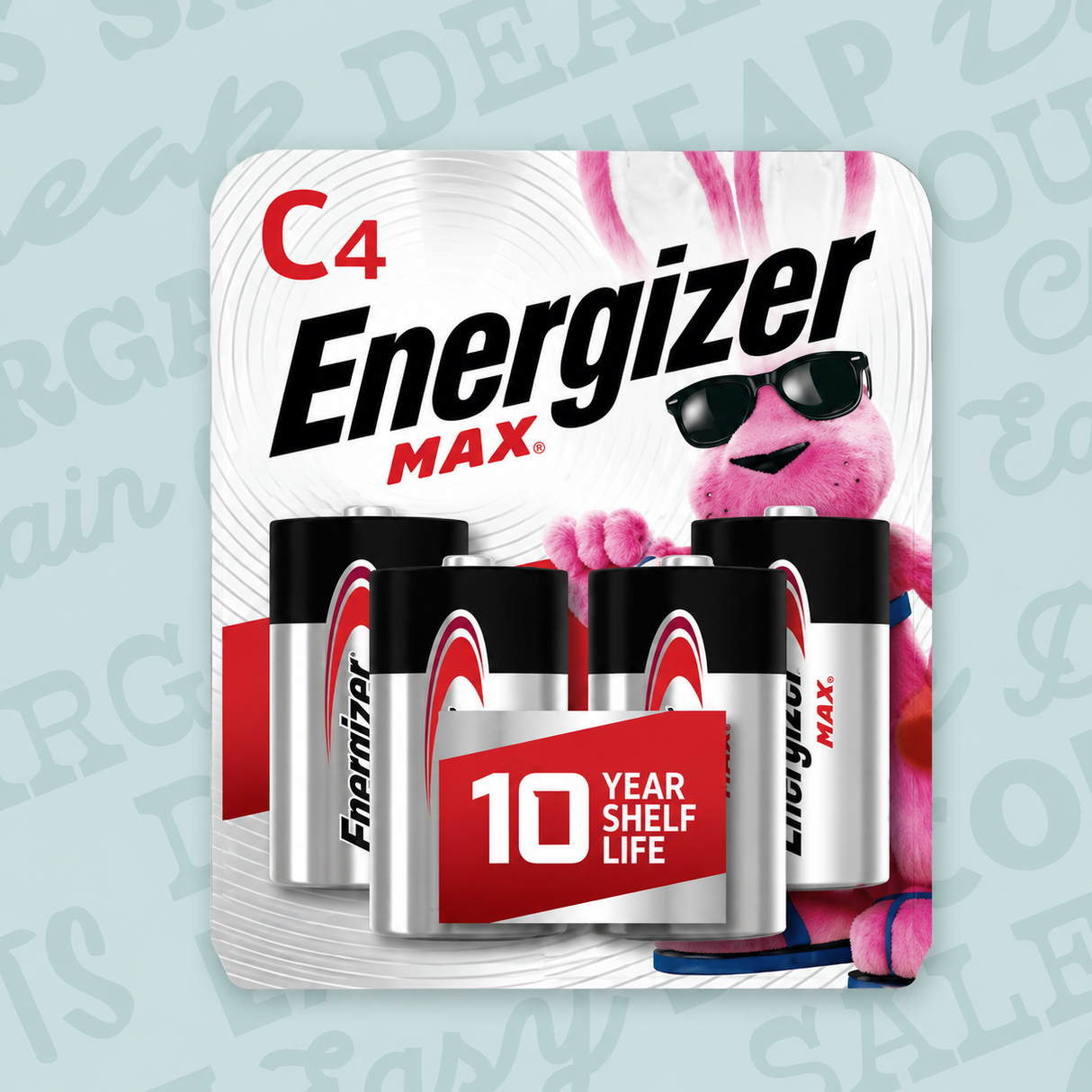C Energizer Battery (4 Pack)
