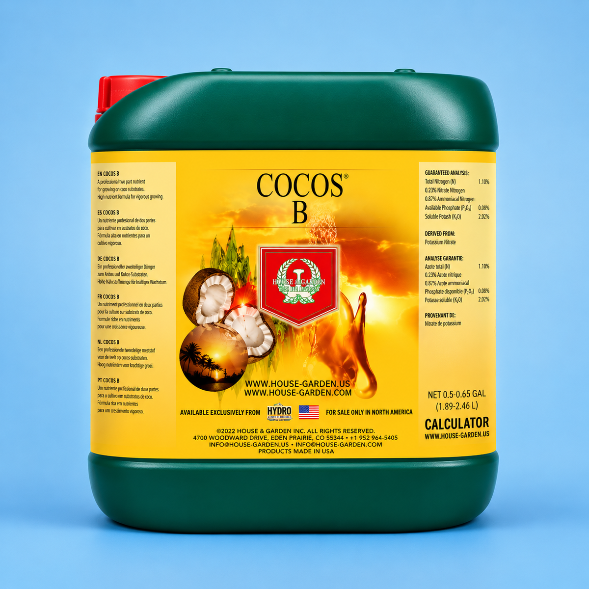 House and Garden Cocos B 5 Liter