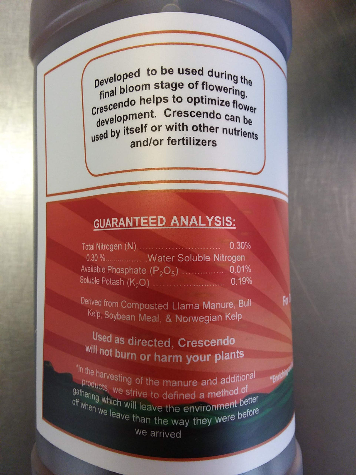 Peruvian Gold Crescendo 32oz. (0.30-0.01-0.19)