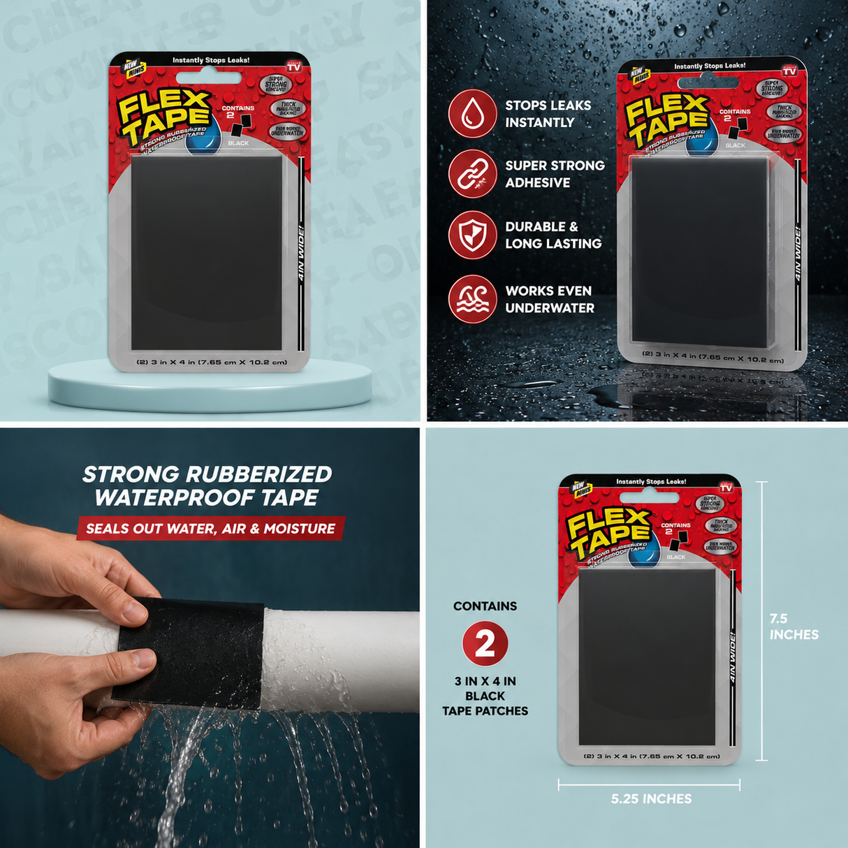 Flex Seal Flex Tape 2 Pack