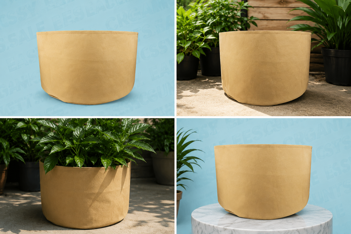 Geo Pot 200 Gallon TAN fabric pot