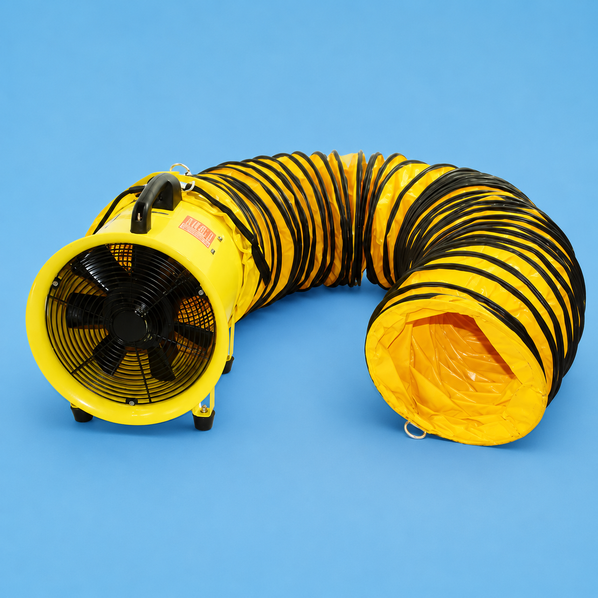 Maxxair 12" Axial Fan Yellow 2000cfm (Hose Fan)