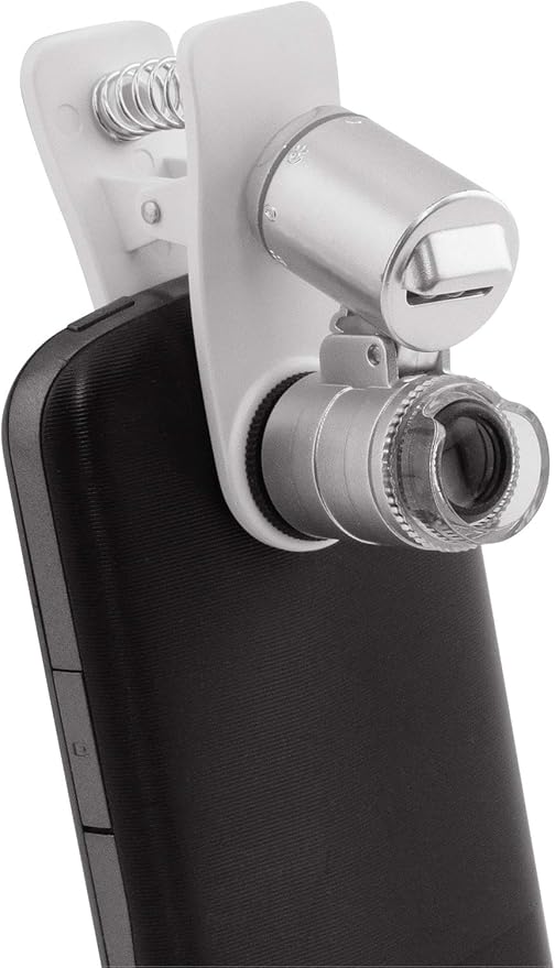 Grower's Edge Universal Cell Phone Illuminated Microscope (60x)