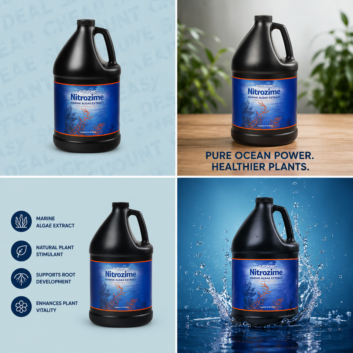 HDI Nitrozime 1 Gallon Marine Algae Extract