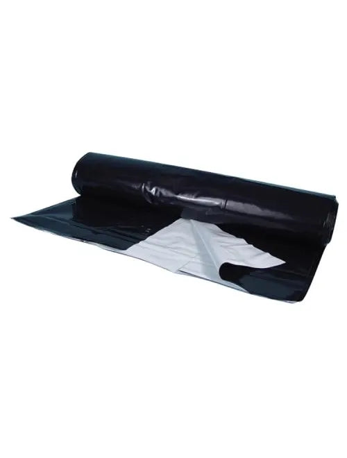 Black/White Plastic Poly 10' x 50'