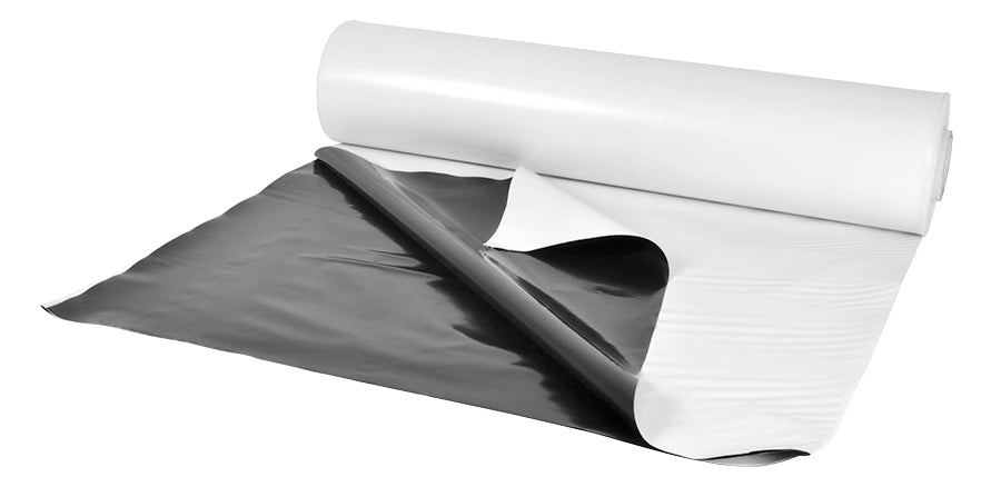 Black/White Plastic Poly 10' x 100'