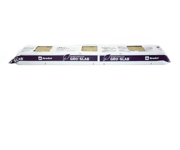 CASE Grodan Improved Gro-Slab 3"x6"x36" (Pre-cut 4"x4" holes) (12/case)