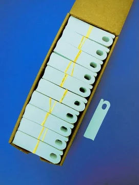 CASE 1,000 White Push-On Plant Label (3-3/4"x1")