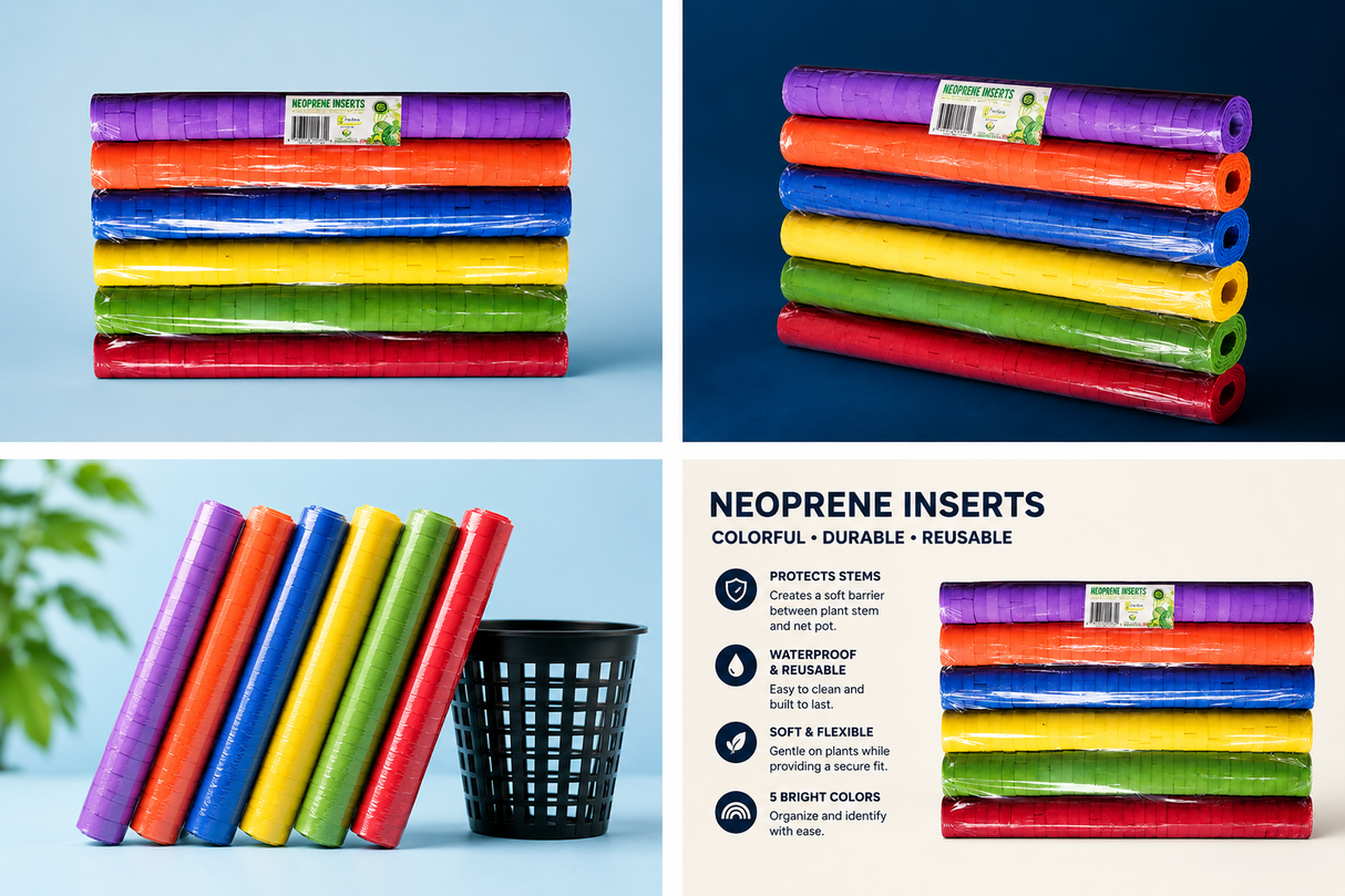 Neoprene Inserts 2" 192 pack - Multicolor (Cloning Collars)