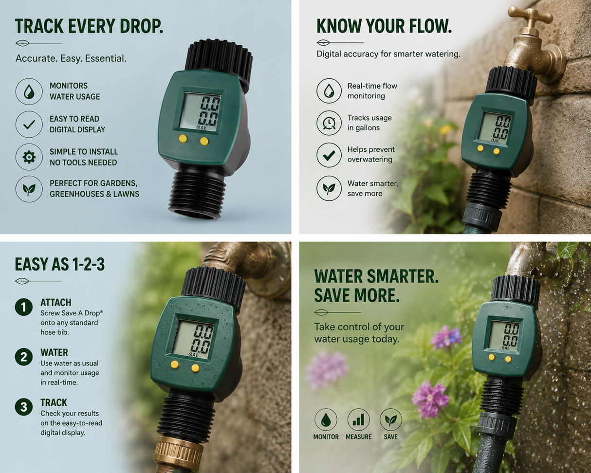 P3 International Save A Drop Water Meter
