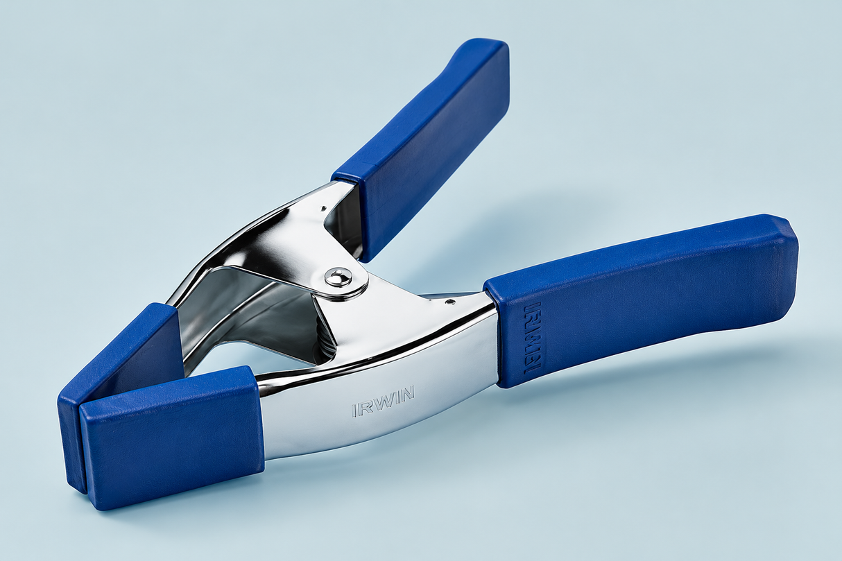 Metal Spring Clamp 3" (Blue)