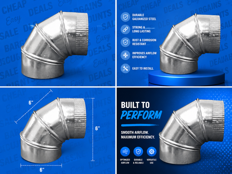 Ductite 10" Adjustable Ducting Elbow