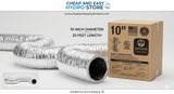 10" Insulated Air Duct (10"x25')