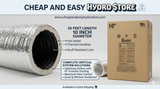 10" Insulated Air Duct (10"x25')