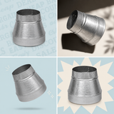 Ductite 12" - 10" Duct Reducer