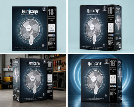 Hurricane Supreme 18" Wall Mount Fan