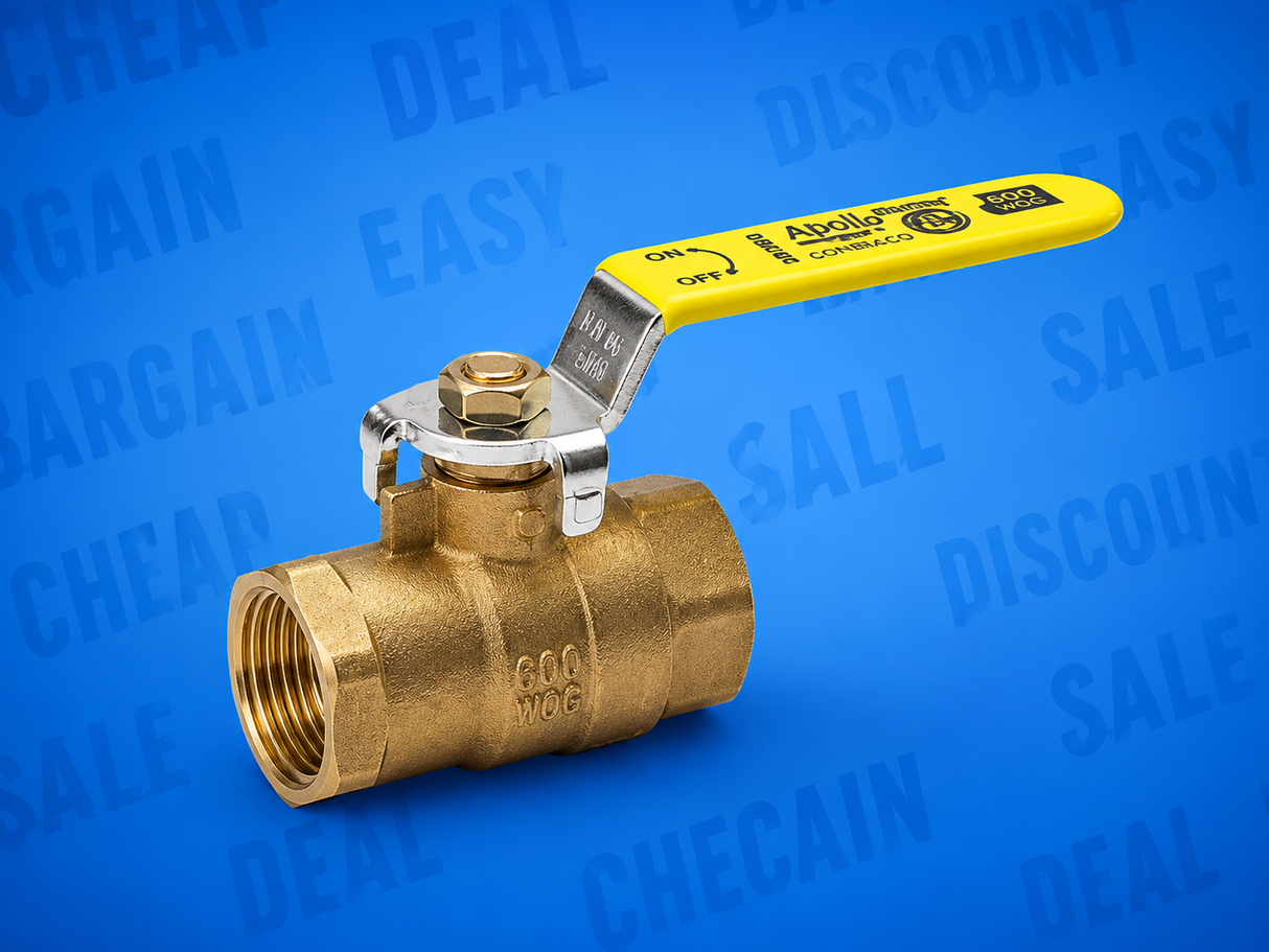 BOX 1" ProLine Threaded Brass Ball Valve LF (10/box)