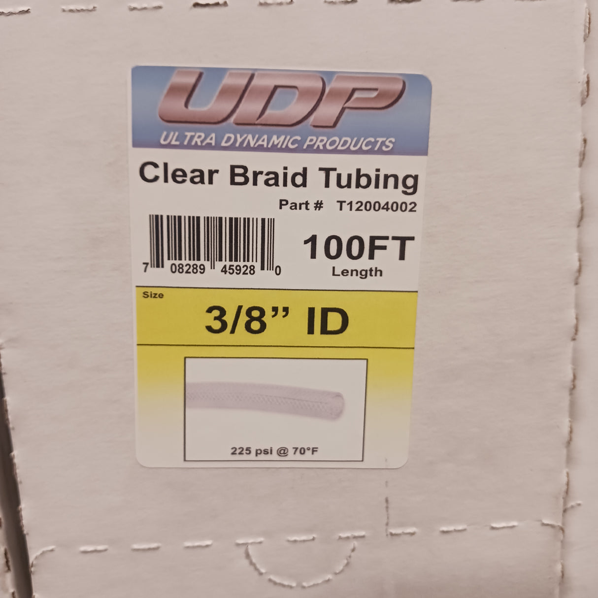 Reinforced Tubing 3/8" (ID)  100' Roll