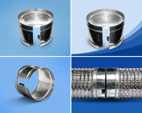 Ductite 8" Snap Together Flex Duct Coupling