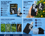 Grower's Edge Universal Cell Phone Illuminated Microscope (60x)