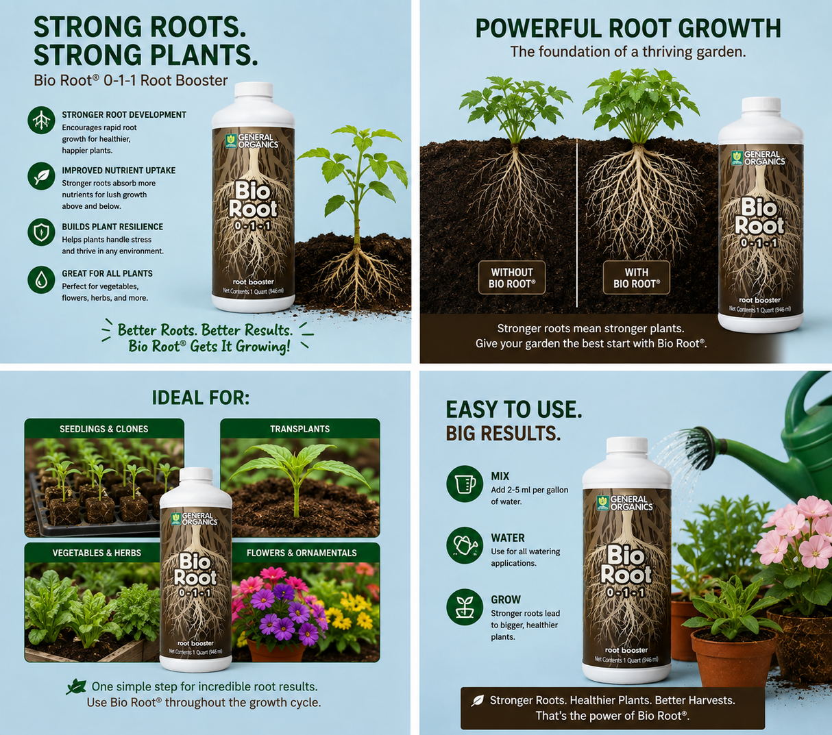 General Organics BioRoot Quart (1-0-0)
