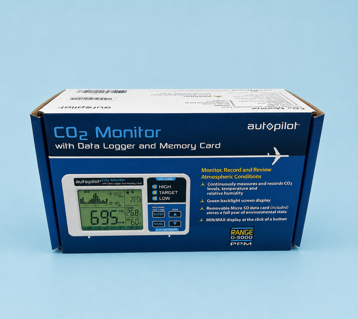 Autopilot Desktop CO2 Monitor & Data Logger