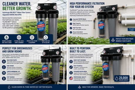 Hydrologic Big Boy Water Filter Upgraded KDF85 (420 gph) 25,000 gallon capacity