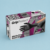 GripProtect Precise LARGE Black Nitrile Gloves (100ct.) LARGE 5Mil